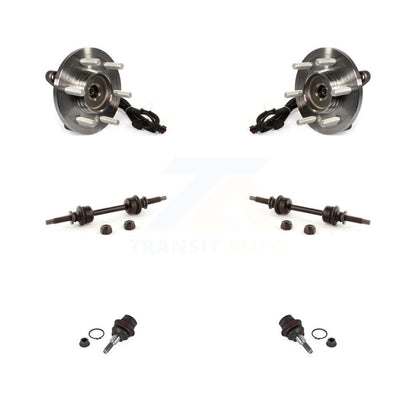 Hub Bearing Lower Ball Joint & Sway Bar Stabilizer Link Front Kit For Ford F-150