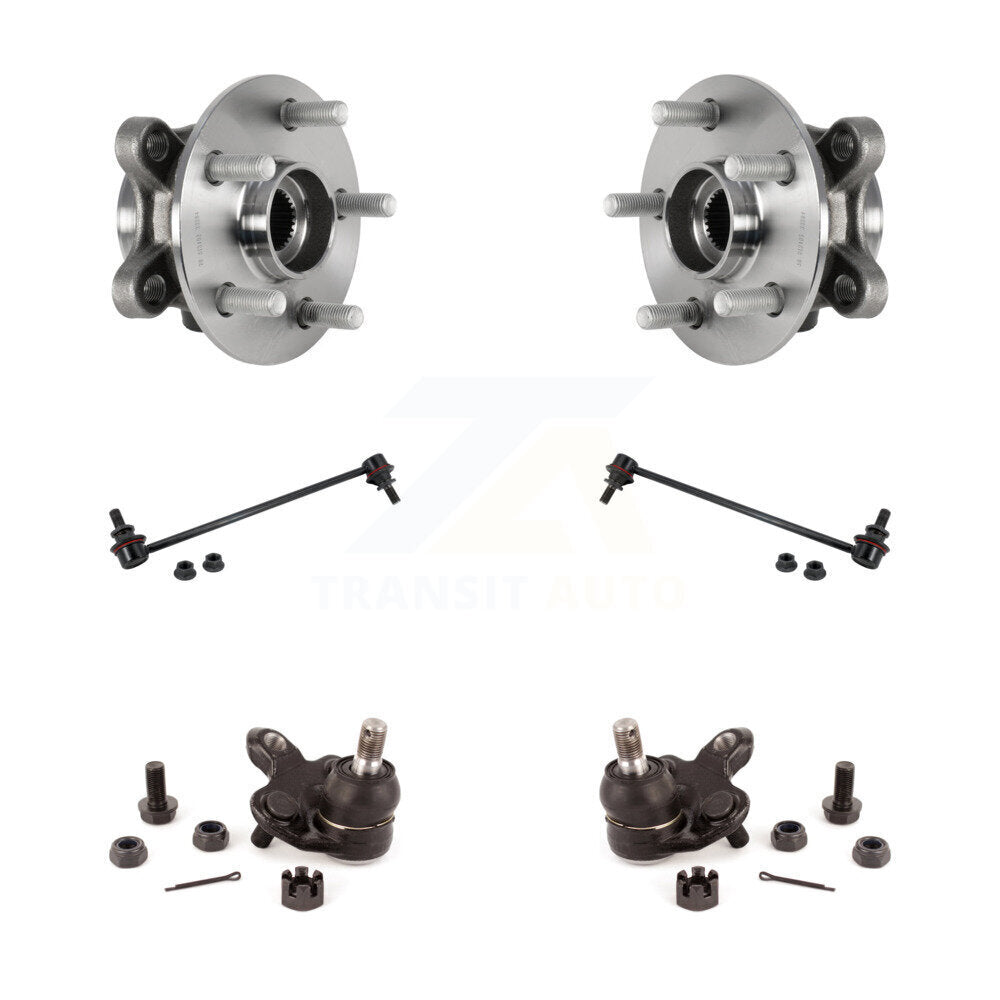 Hub Bearing Lower Ball Joint Link Front Kit For Toyota Corolla Prius Prime AWD-e