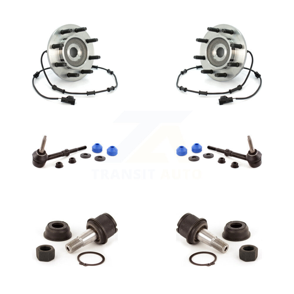 Hub Bearing Lower Ball Joint Sway Bar Link Front Kit For Dodge Ram 2500 3500 4WD