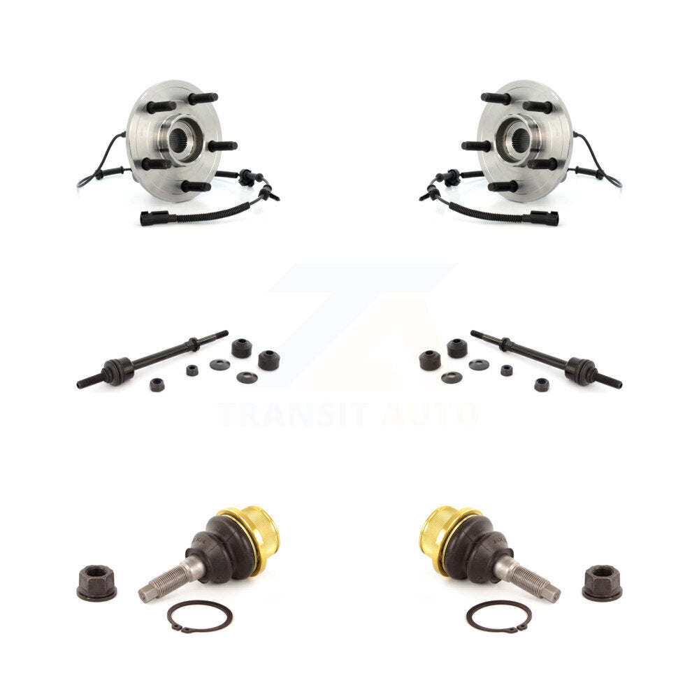Hub Bearing Lower Ball Joint Link Front Kit For Dodge Ram 1500 With 5 Lug Wheels