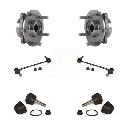 Hub Bearing Lower Ball Joint Sway Bar Link Front Kit For 2017 Hyundai Elantra GT
