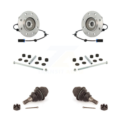 Hub Bearing Lower Ball Joint & Link Front Kit For 1996-2000 K3500 Chevrolet GMC