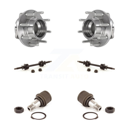 Hub Bearing Lower Ball Joint Link Front Kit For Ford F-350 Super Duty F-250 4WD