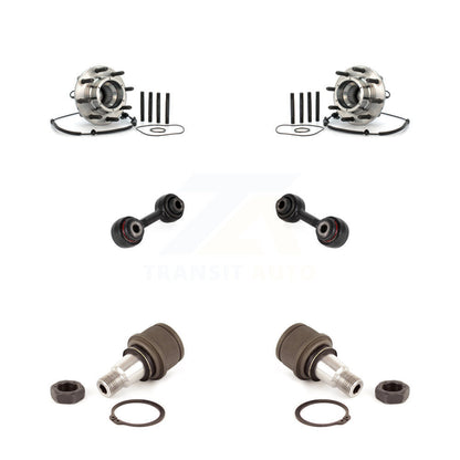 Hub Bearing Lower Ball Joint Link Front Kit For Ford F-350 Super Duty F-250 4WD