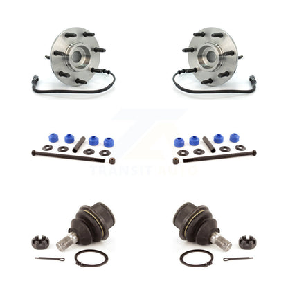 Hub Bearing Lower Ball Joint And Sway Bar Link Front Kit For Ford F-150 Heritage