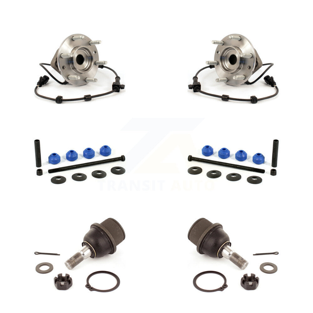 Bearing Lower Ball Joint Link Front Kit For Chevrolet Trailblazer GMC Envoy Saab