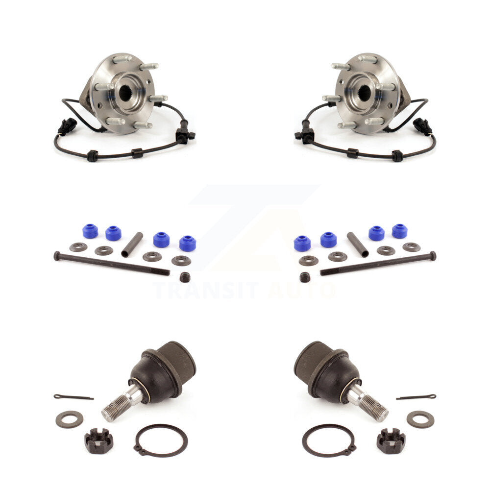 Bearing Lower Ball Joint Link Front Kit For Chevrolet Trailblazer GMC Envoy Saab