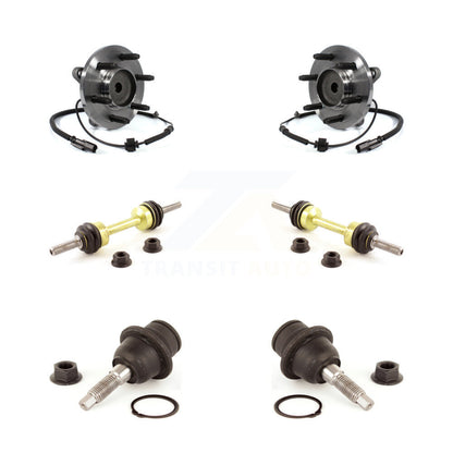 Hub Bearing Lower Ball Joint & Link Front Kit For Ford F-150 Expedition Lincoln