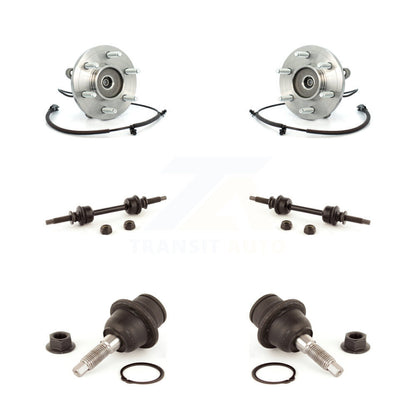 Hub Bearing Lower Ball Joint & Sway Bar Stabilizer Link Front Kit For Ford F-150