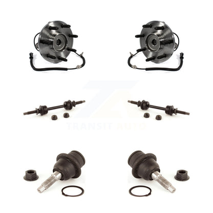 Hub Bearing Lower Ball Joint & Sway Bar Stabilizer Link Front Kit For Ford F-150