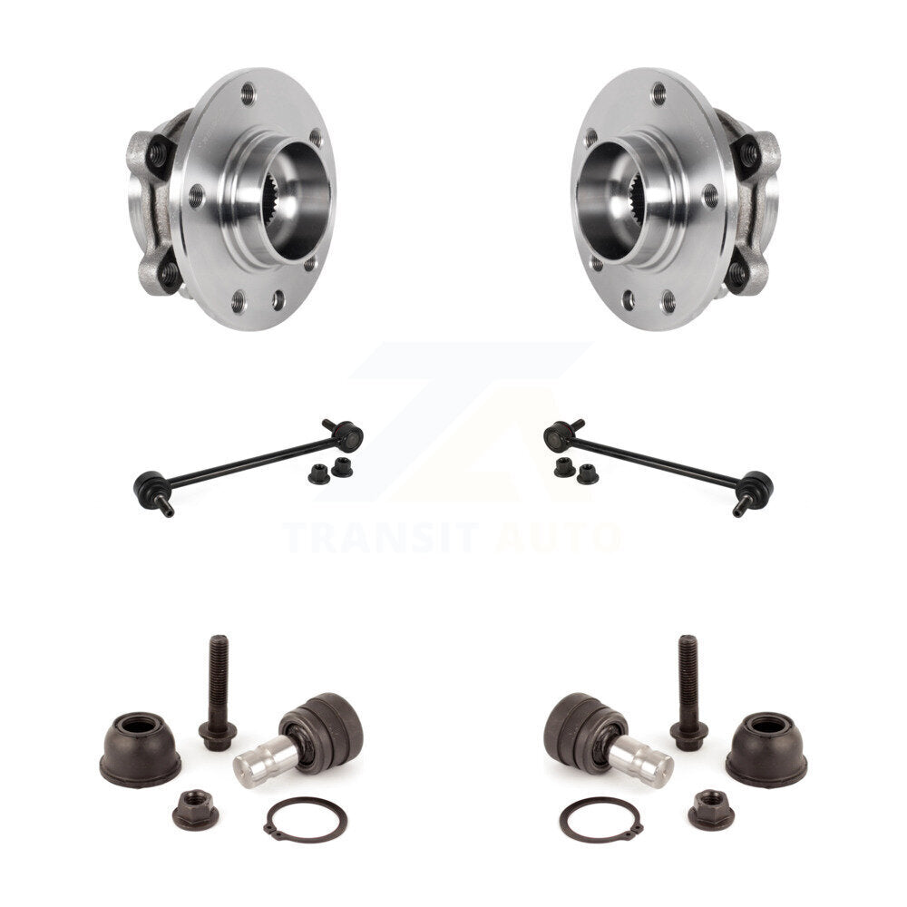 Hub Bearing Lower Ball Joint & Link Front Kit For 2017 Jeep Compass MP body code