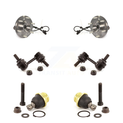 Hub Bearing Lower Ball Joint And Sway Bar Link Front Kit For Nissan TITAN Armada