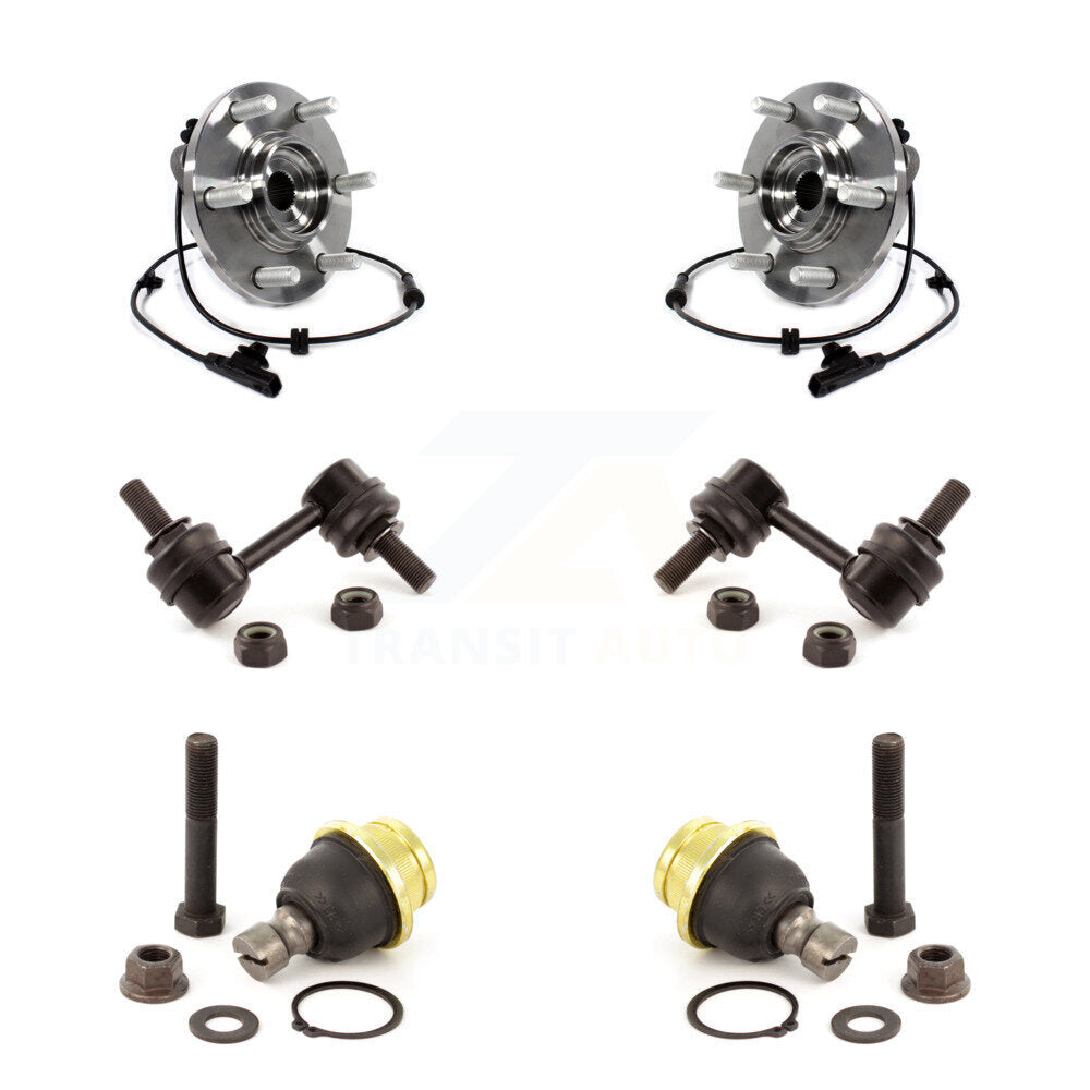 Hub Bearing Lower Ball Joint Link Front Kit For INFINITI QX80 Nissan Armada QX56