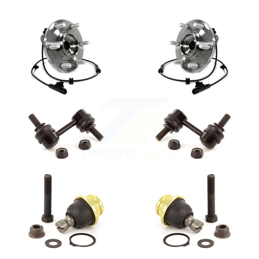 Hub Bearing Lower Ball Joint Link Front Kit For INFINITI QX80 Nissan Armada QX56