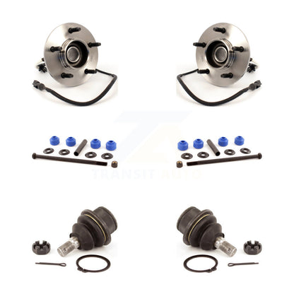 Hub Bearing Lower Ball Joint Link Front Kit For Ford F-150 4WD with 4-Wheel ABS