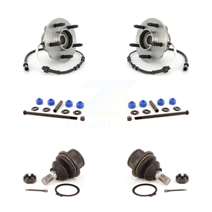 Hub Bearing Lower Ball Joint And Sway Bar Link Front Kit For Ford F-150 Heritage