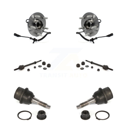 Hub Bearing Lower Ball Joint & Sway Bar Link Front Kit For Ram 1500 Classic 4WD