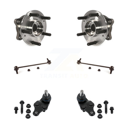 Hub Bearing Lower Ball Joint & Sway Bar Link Front Kit For 2015-2021 Kia Sedona