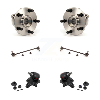 Hub Bearing Lower Ball Joint Sway Bar Link Front Kit For 2004-2009 Toyota Prius