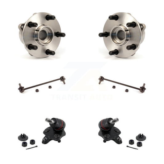 Hub Bearing Lower Ball Joint Sway Bar Link Front Kit For 2004-2009 Toyota Prius