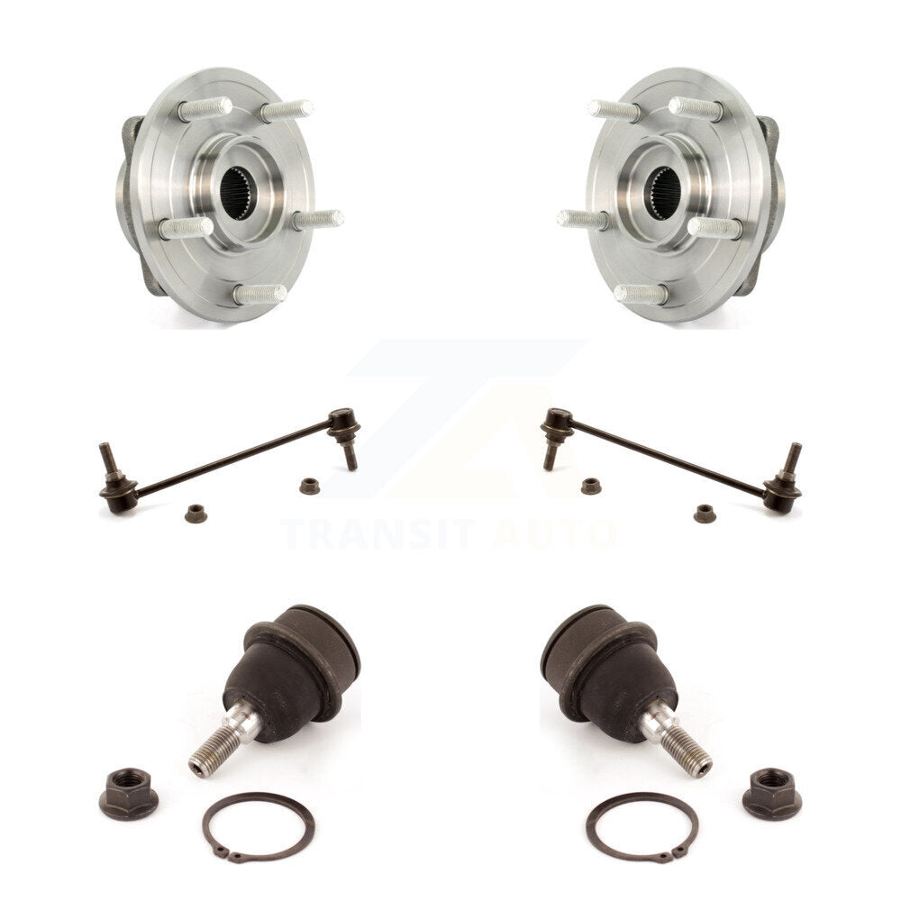 Hub Bearing Lower Ball Joint Sway Bar Link Front Kit For 2009-2020 Dodge Journey