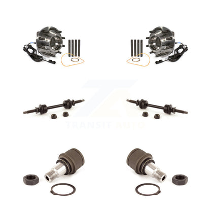 Hub Bearing Lower Ball Joint & Sway Bar Link Front Kit For Ford F-450 Super Duty