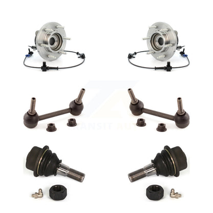Hub Bearing Lower Ball Joint And Sway Bar Link Front Kit For 2006-2008 Hummer H3