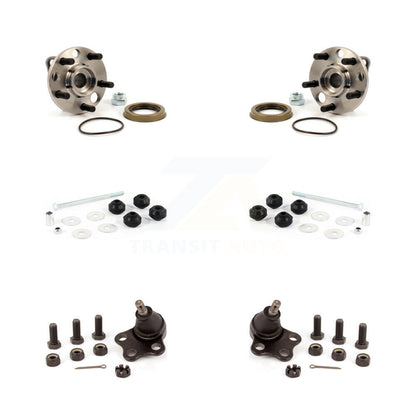 Bearing Lower Ball Joint & Link Front Kit For Chevrolet Cavalier Pontiac Sunfire