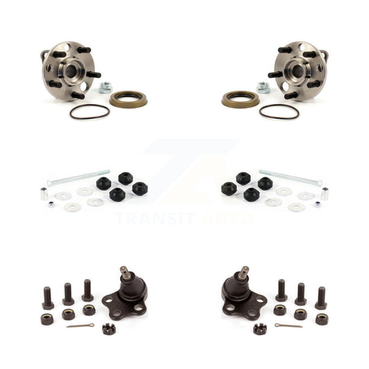 Bearing Lower Ball Joint & Link Front Kit For Chevrolet Cavalier Pontiac Sunfire