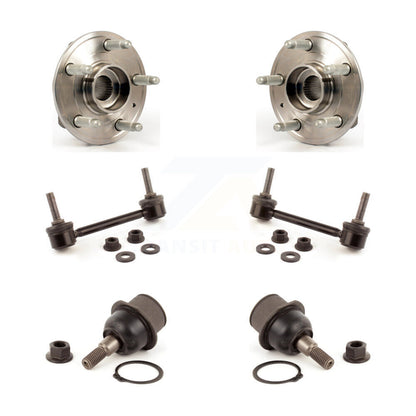 Hub Bearing Lower Ball Joint Sway Bar Stabilizer Link Front Kit For Cadillac CTS