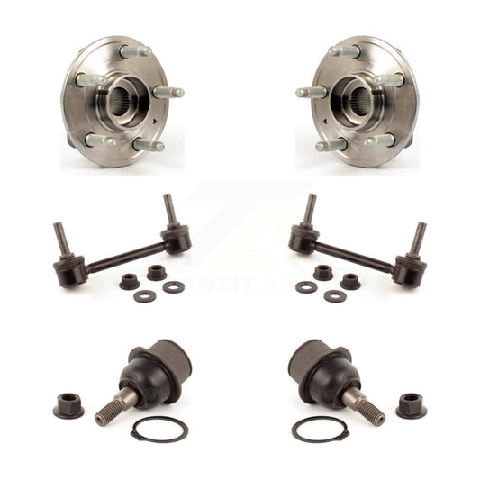 Hub Bearing Lower Ball Joint Sway Bar Stabilizer Link Front Kit For Cadillac CTS