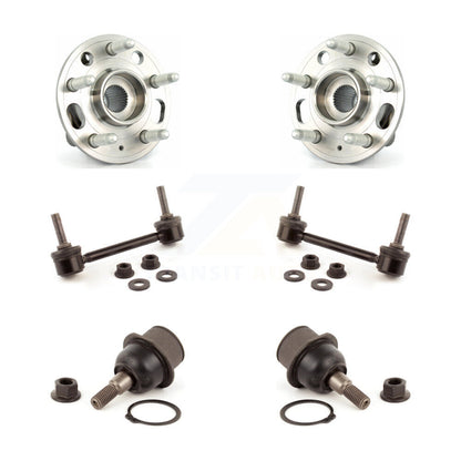 Hub Bearing Lower Ball Joint Sway Bar Stabilizer Link Front Kit For Cadillac CTS