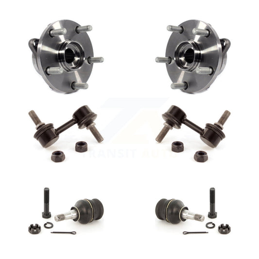 Hub Bearing Lower Ball Joint Sway Bar Link Front Kit For Subaru Impreza WRX STI