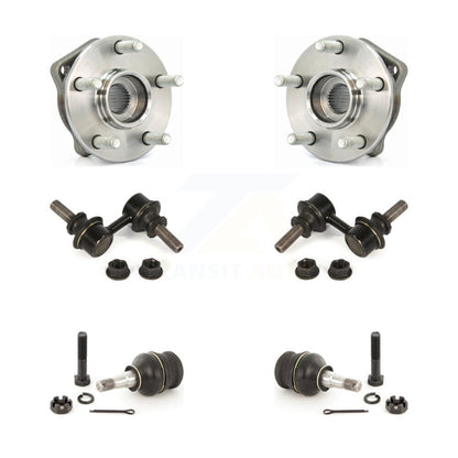 Hub Bearing Lower Ball Joint Sway Bar Link Front Kit For 2010-2014 Subaru Legacy