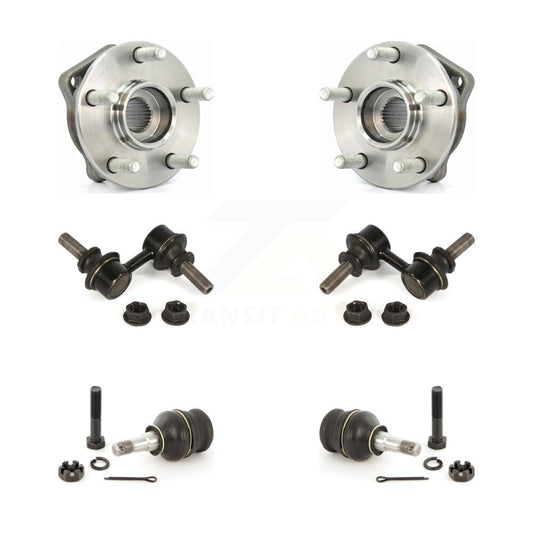 Hub Bearing Lower Ball Joint Sway Bar Link Front Kit For 2010-2014 Subaru Legacy