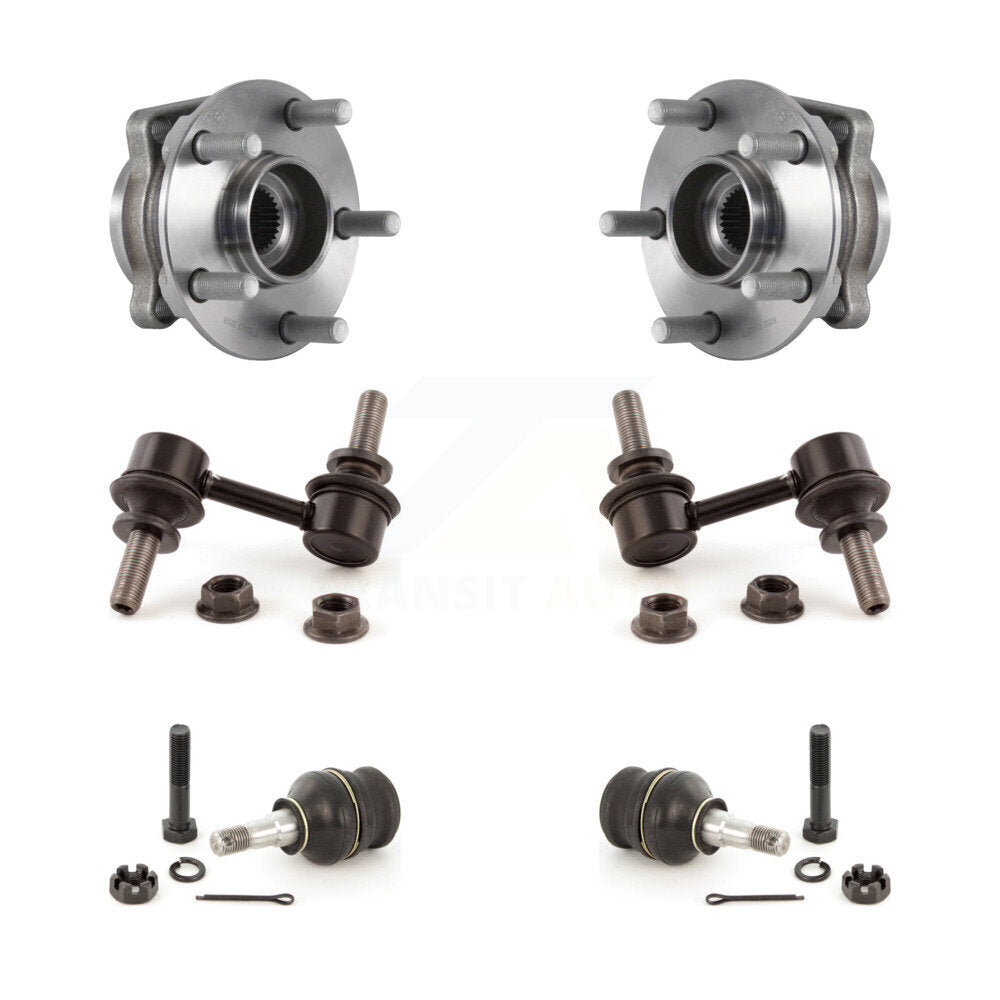 Hub Bearing Lower Ball Joint And Link Front Kit For Subaru Forester XV Crosstrek