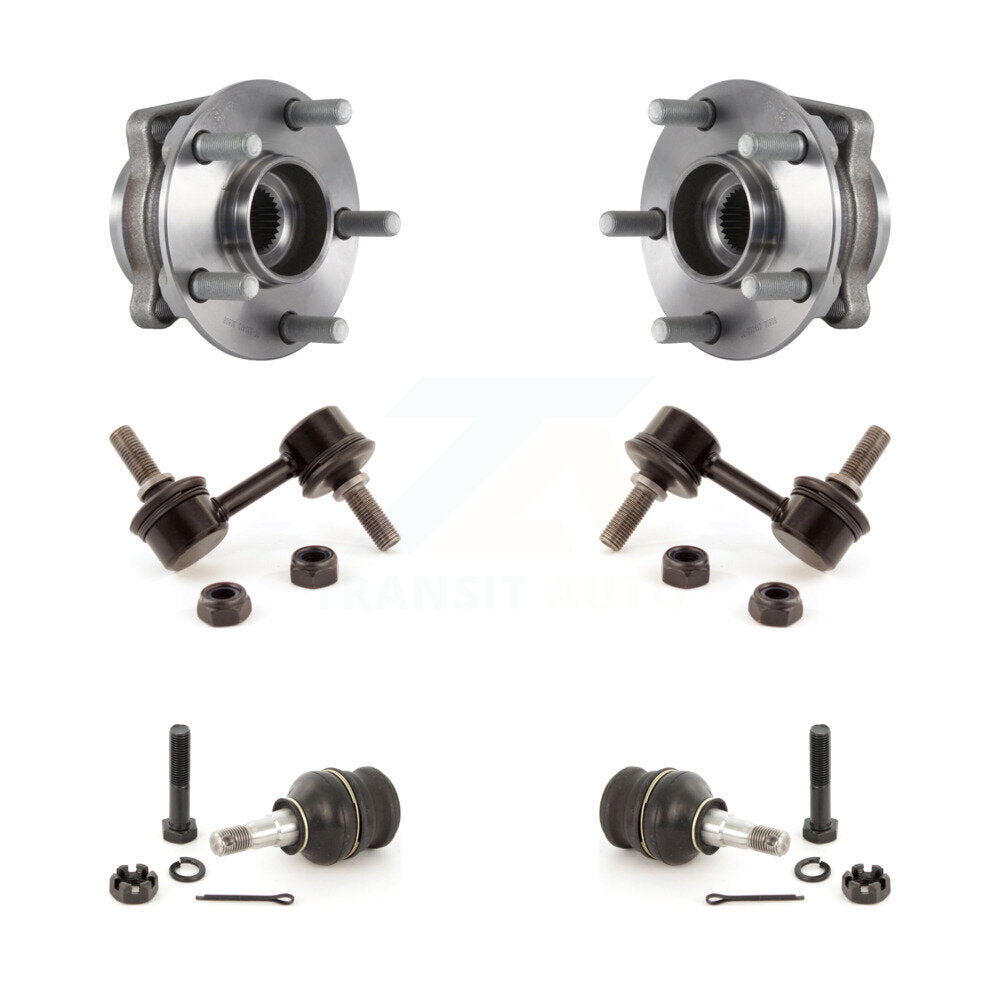 Bearing Lower Ball Joint & Sway Bar Stabilizer Link Front Kit For Subaru Impreza