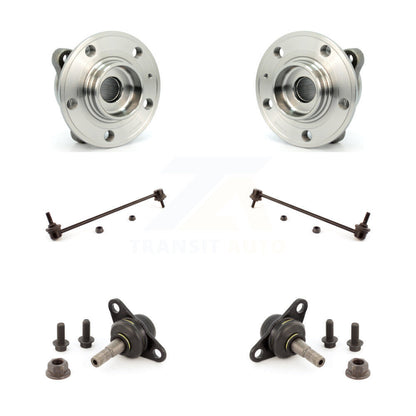 Hub Bearing Lower Ball Joint & Sway Bar Stabilizer Link Front Kit For Volvo XC90