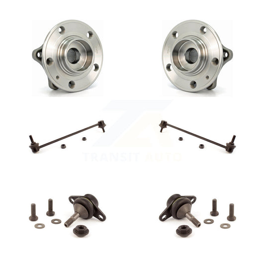 Hub Bearing Lower Ball Joint Sway Bar Link Front Kit For Volvo S60 XC70 V70 S80
