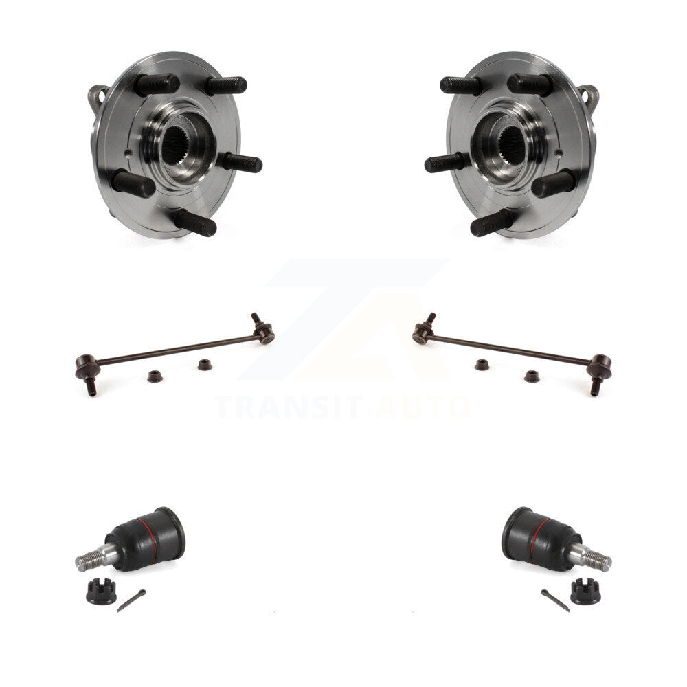 Hub Bearing Lower Ball Joint Sway Bar Link Front Kit For 2011-2017 Honda Odyssey