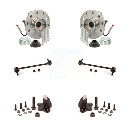 Hub Bearing Lower Ball Joint Sway Bar Link Front Kit For 2008-2009 Saturn Astra
