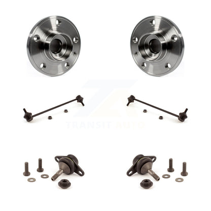 Hub Bearing Lower Ball Joint And Sway Bar Link Front Kit For 2008-2009 Volvo V70