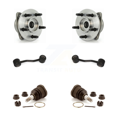 Bearing Lower Ball Joint & Sway Bar Link Front Kit For 2005 Jeep Liberty Non-ABS