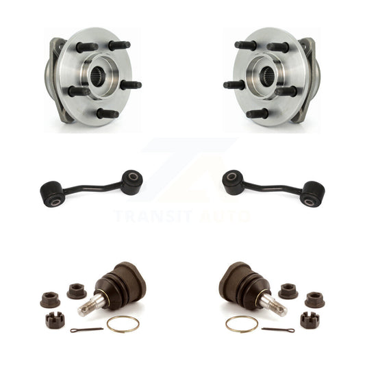 Bearing Lower Ball Joint & Sway Bar Link Front Kit For 2005 Jeep Liberty Non-ABS