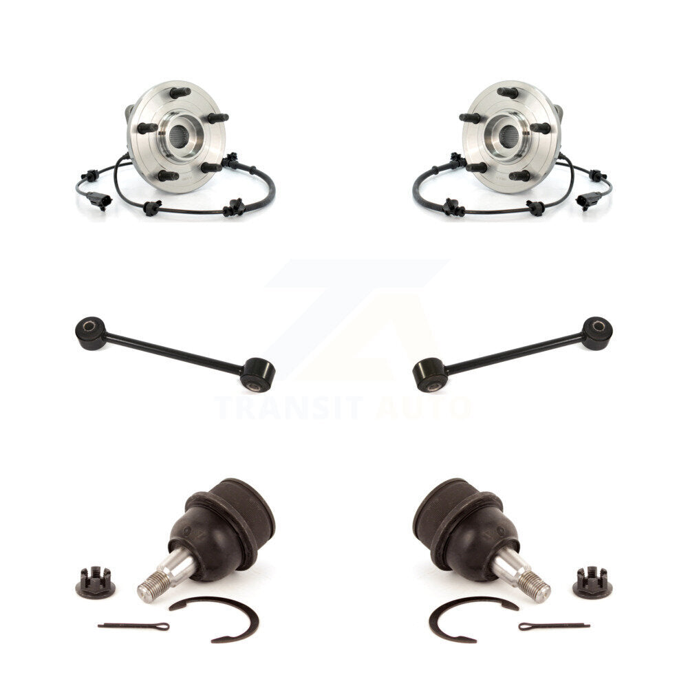 Hub Bearing Lower Ball Joint & Link Front Kit For Jeep Grand Cherokee Commander