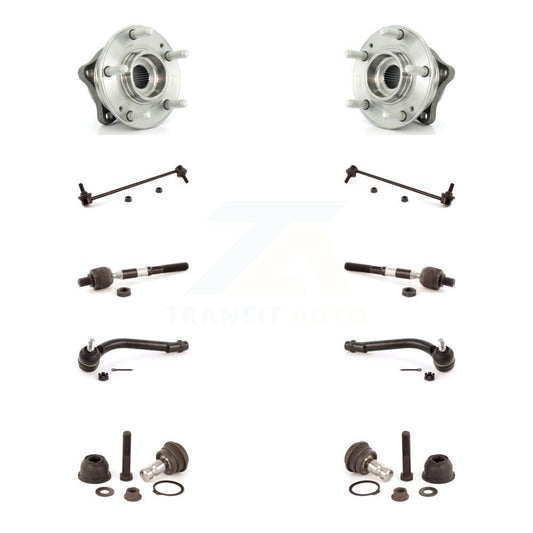 Bearing Lower Ball Joint Outer Inner Tie Rod & Link Front Kit (10Pc) For Hyundai