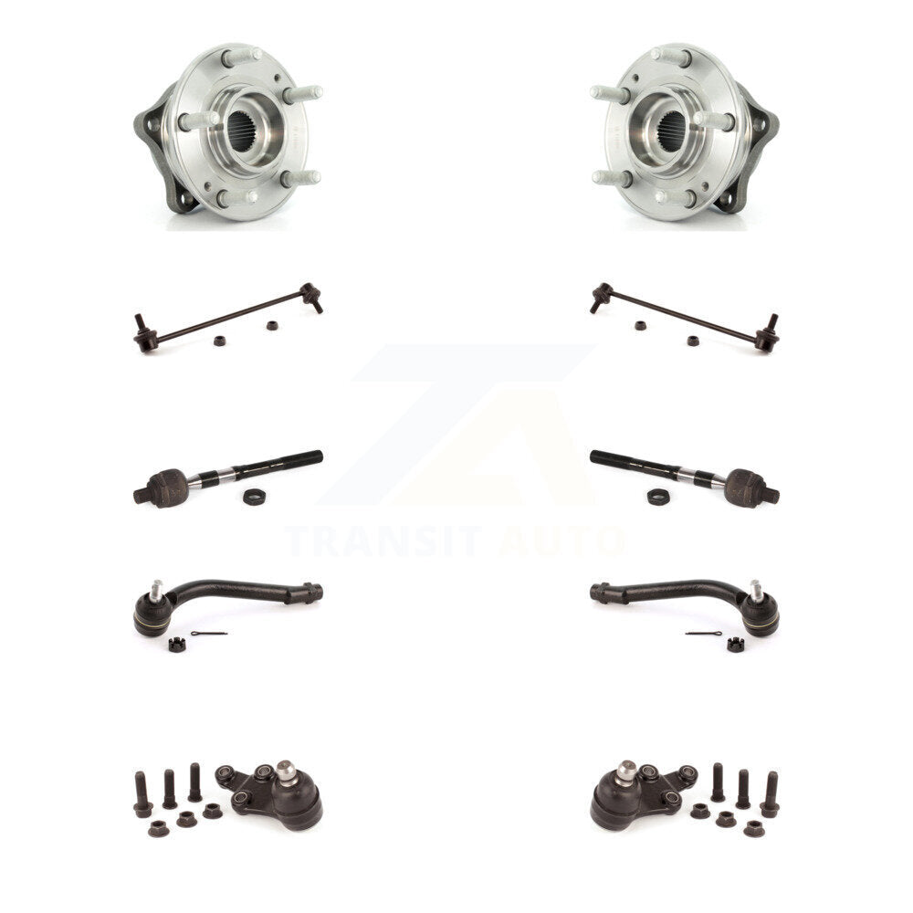 Bearing Lower Ball Joint Outer Inner Tie Rod Link Front Kit For Hyundai Veracruz