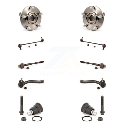 Bearing Lower Ball Joint Outer Inner Tie Rod & Link Front Kit (10Pc) For Nissan