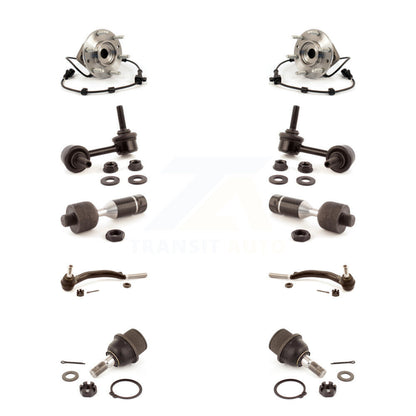 Bearing Lower Ball Joint Outer Inner Tie Rod Link Front Kit (10Pc) For GMC Envoy