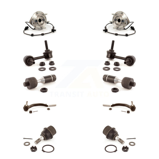 Bearing Lower Ball Joint Outer Inner Tie Rod Link Front Kit (10Pc) For GMC Envoy